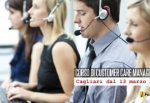 CORSO SPECIALISTICO in CUSTOMER CARE MANAGEMENT: CAGLIARI, dal 13 Marzo 2018 Corso di Customer Care Cagliari